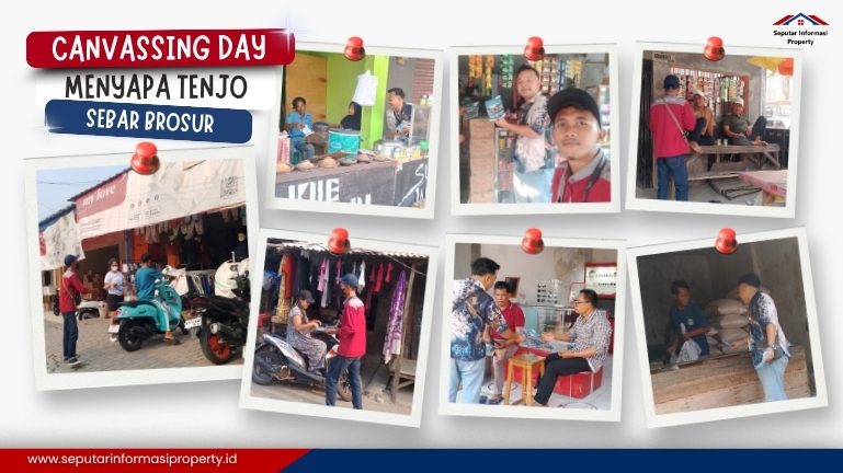 Canvassing Day! Menyapa Sekitar Stasiun Tenjo, Menebar Brosur Perumahan Impian