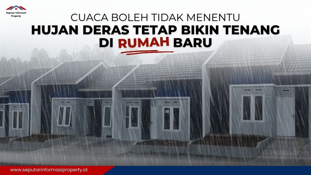 Cuaca Boleh Tidak Menentu, Hujan Deras Tetap Bikin Tenang di Rumah Baru